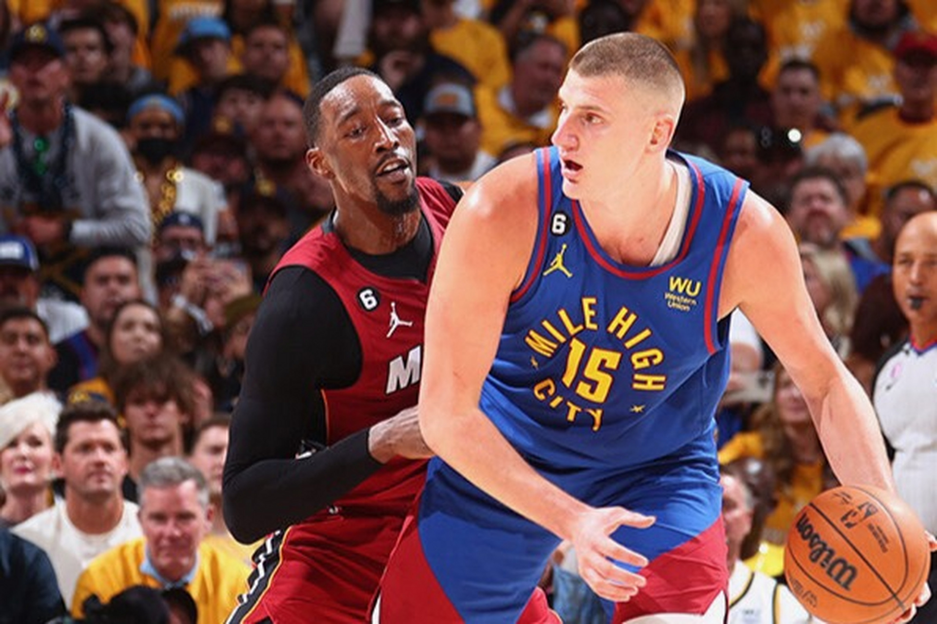 nba常规赛掘金122-112击败热火约基奇砍下33分15篮板16助攻的简单介绍  第1张