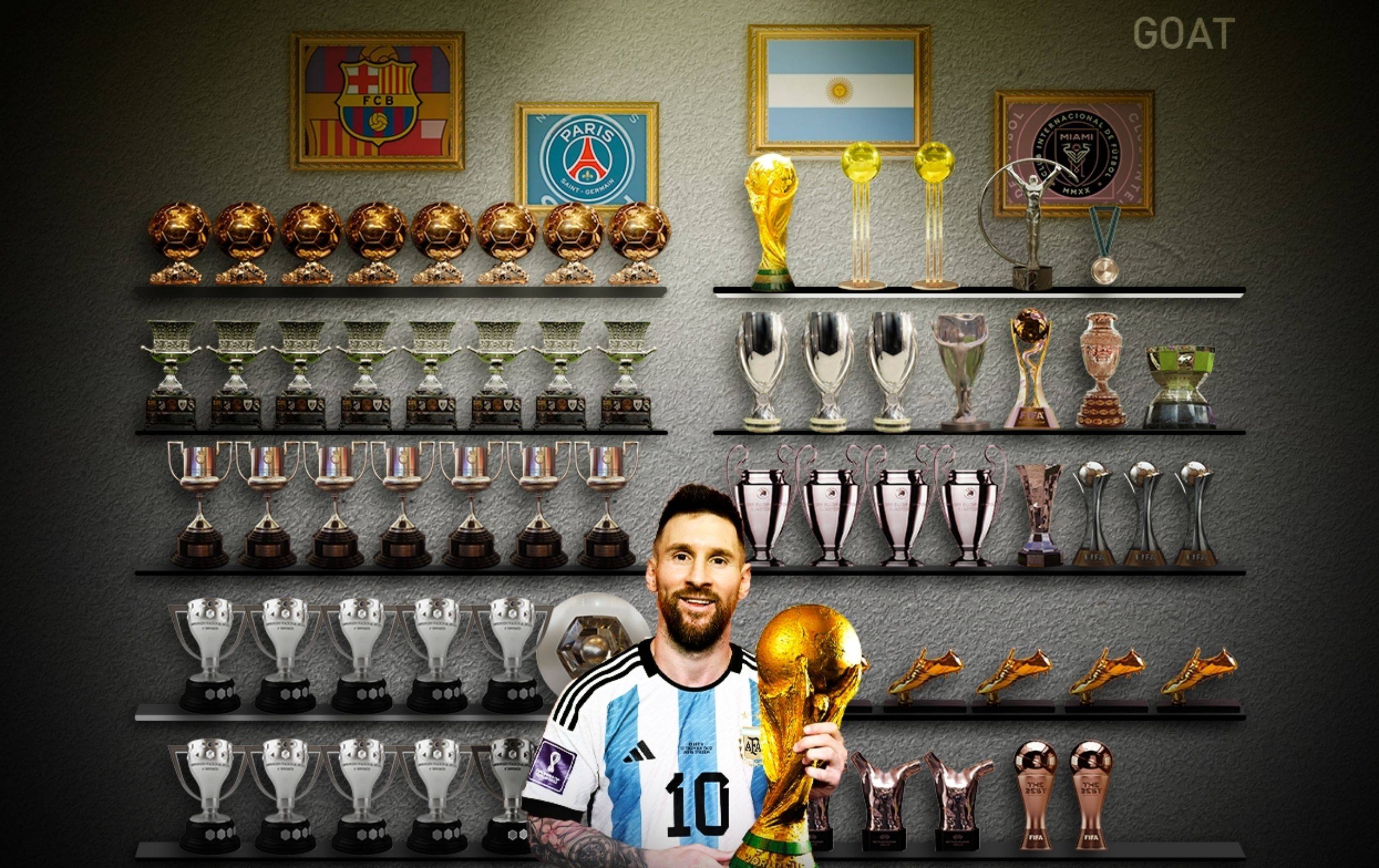 关于梅西46冠分布详细版梅西仍是足坛冠军数最多球员的信息