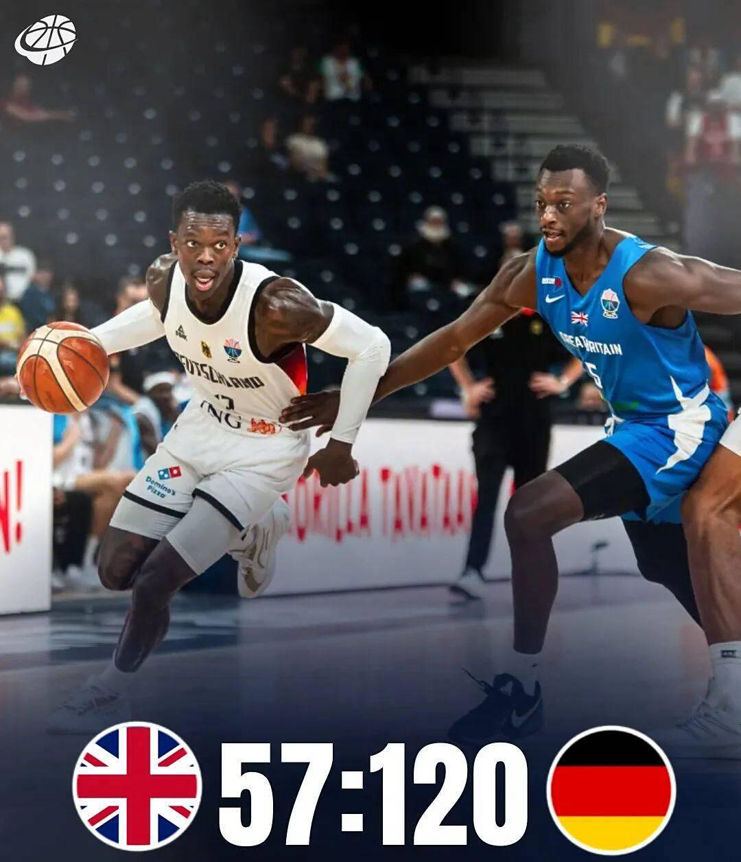 德国男篮欧锦赛小组赛5战全胜收官创56年来净胜分纪录的简单介绍