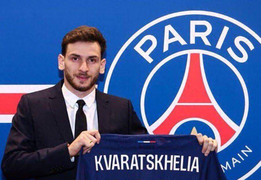 关于克瓦拉茨赫利亚参加巴黎训练缺席法国杯决赛的信息 第1张 关于克瓦拉茨赫利亚参加巴黎训练缺席法国杯决赛的信息 第1张